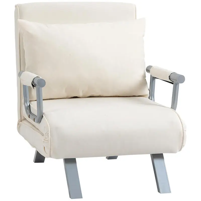 Fauteuil chauffant convertible 1 place, déhoussable, grand confort, avec coussin, repose-pieds et accoudoirs