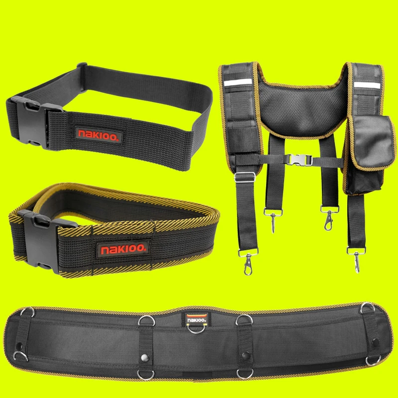 

Tool Belt, Widened and Thickened Tool Kit, Strong Wear-resistant Nylon Braiding Tool Quick-hanging Special Belt