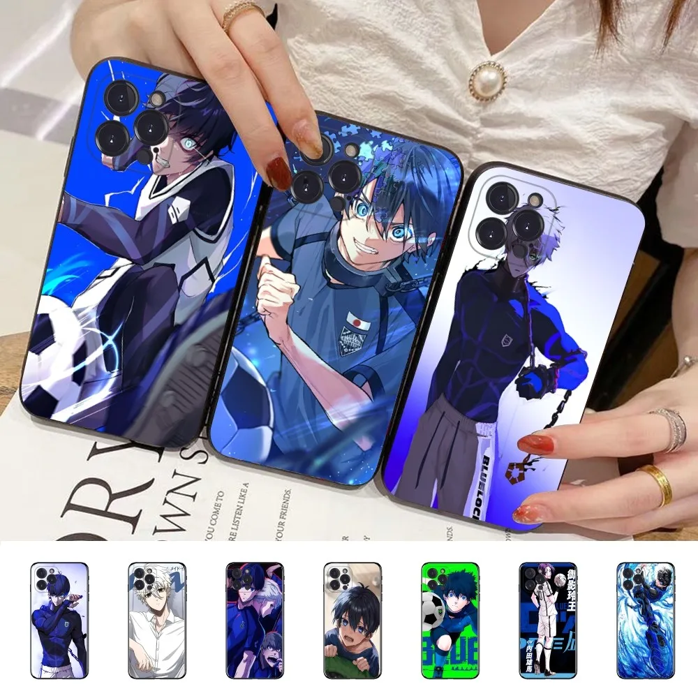 

Anime Blue Lock Phone Case for iPhone 15 8 7 6 6S Plus X SE 2020 XR XS 14 11 12 13 Mini Pro Max Mobile Case