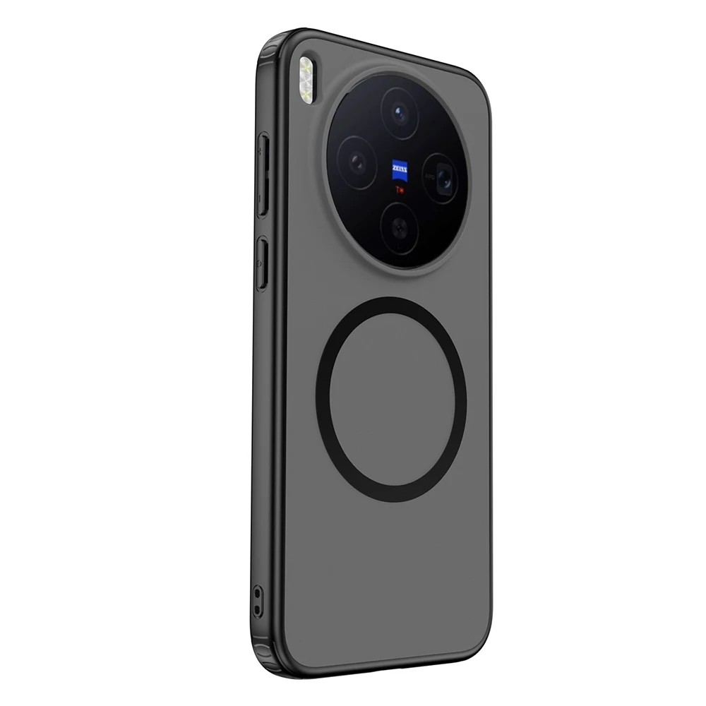 Case for Vivo X300s/X300 Ultra Matte Hard PC Back Cover Wireless Charging Compatible Soft TPU Bumper Shockproof Protection