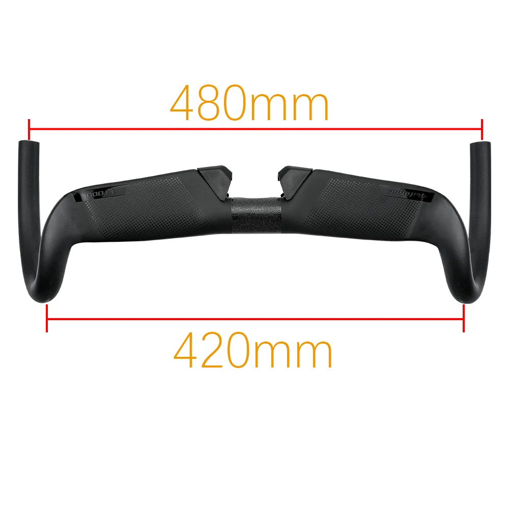 BALUGOE Gravel Bike Full Internal Wiring Professional Carbon Fiber Road Bicycle Handle All Internal Cables Fixed Bike Handlebar image 3