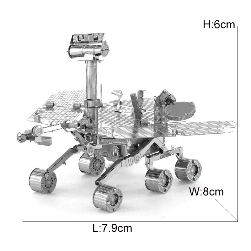 Weltraumforschung 3D Metall Puzzle Shuttle Hubble Weltraumteleskop Mars Rover Modell Spielzeug für Kinder Kreatives Puzzle Geschenkspielzeug