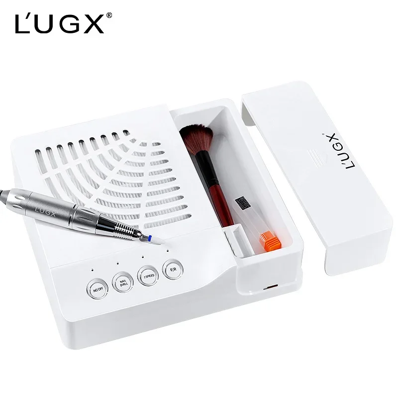 L  ugx 2 in 1 nail drill machine nail dust collector vacuum for salon use