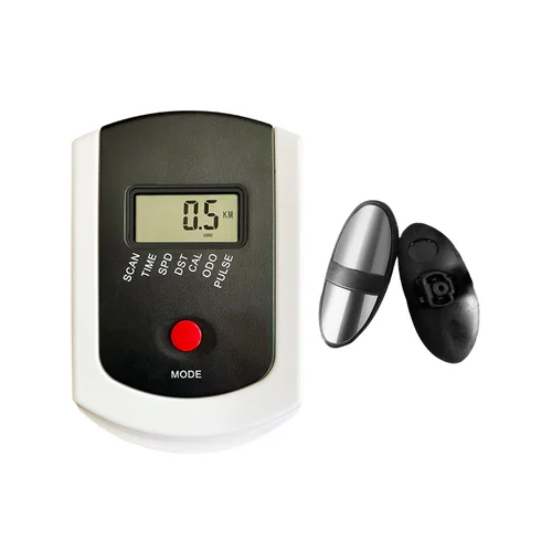 Monitor de velocímetro con frecuencia cardíaca para bicicletas estacionarias, bicicleta magnética, Fitness