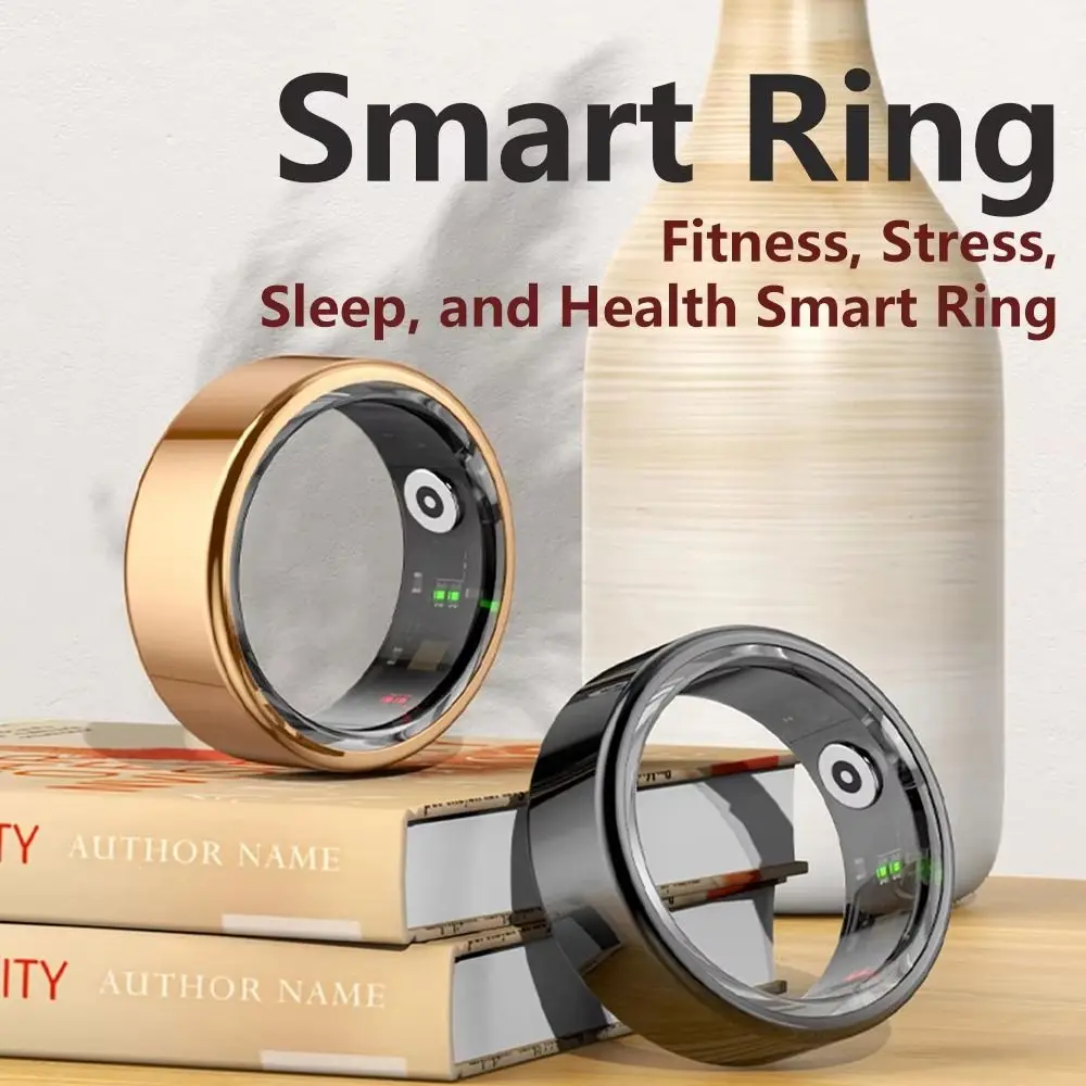 Sleep/Step Tracker Smart Health Rings Multi-sport Modes Steel Shell Intelligent Sleep Tracker Comfortable IP68 Waterproof