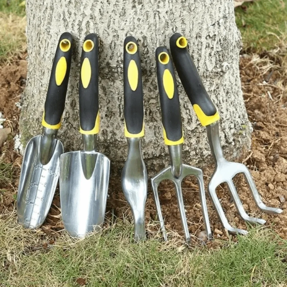 

Aluminum Alloy Gardening Tools Set Heavy Duty Rust-Proof Planting Hand Tools Shears Sprayer Flower Weeder Rake Flower Gardening