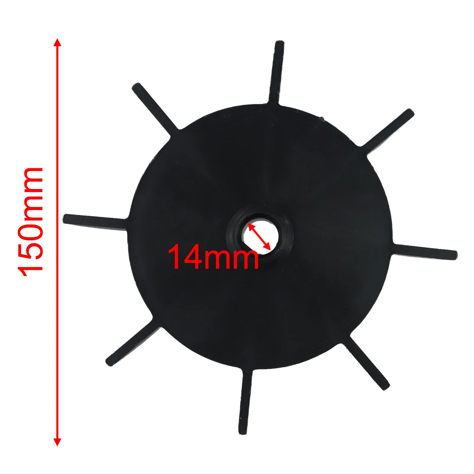 Replacement Fan Inner Diameter 14mm Solid Fan Long Service Life For Air Compressor Cooling For Piston Air Compressor