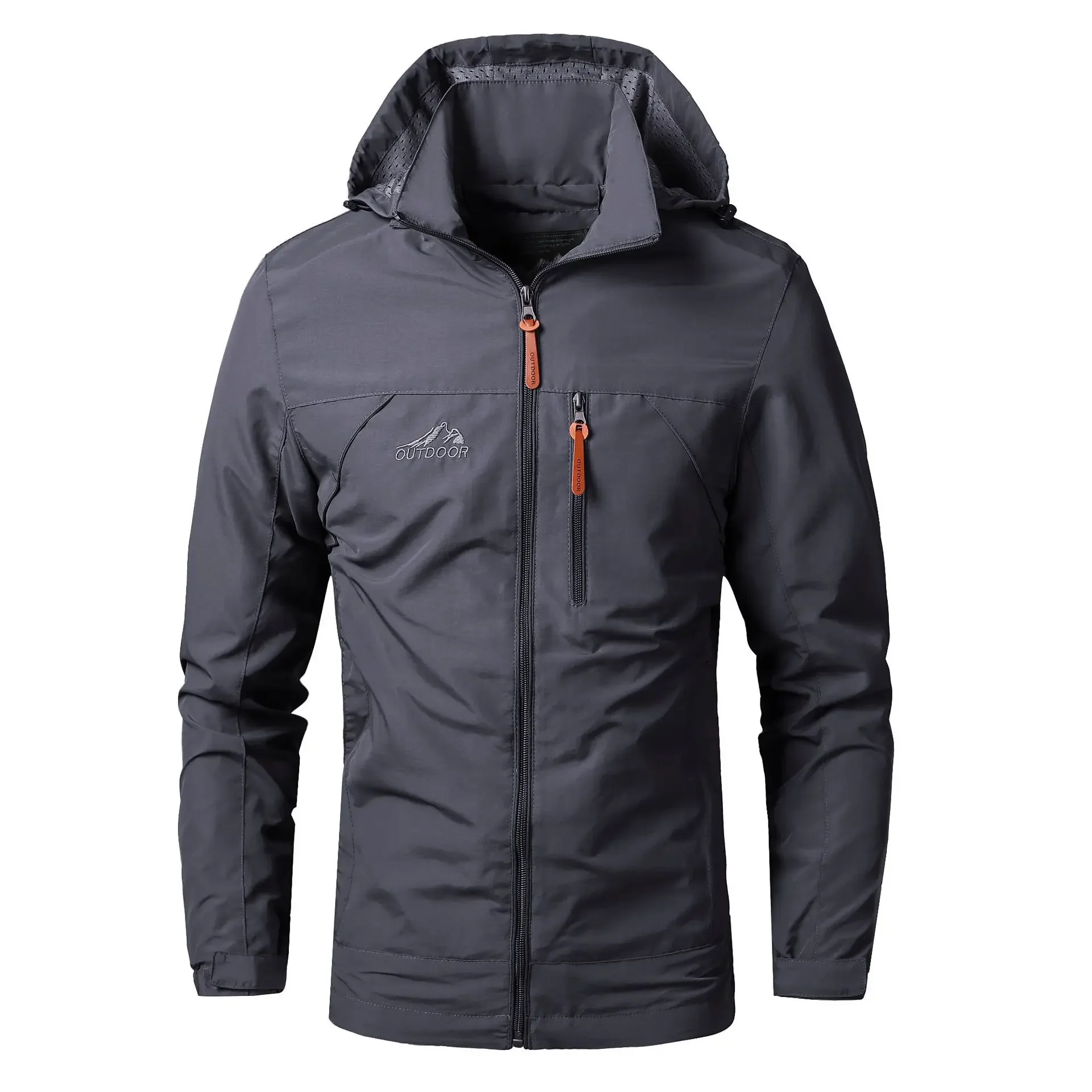 

Military Hooded Jacket Men's Jackets Coat Outdoor Camping Sports Elastic Coat Male Clothing Thin Overcoat Waterproof Windbreaker