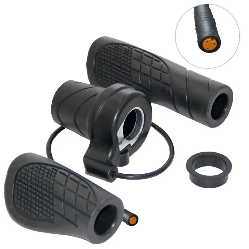 Elektrisches Fahrrad Halb-Drehgriff Gashebel Modifiziertes Teil Wasserdichter Verbindungsstecker für E-Bike Roller Mountainbike Zubehör – Detail 1