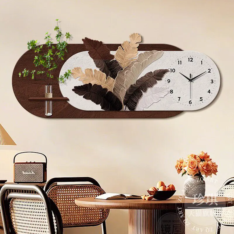 Digital Led Clock Wall Luxury Living Room Restaurant Fashion Creative Bedrooms Design Design Modern Horloge Murale Wall Decor