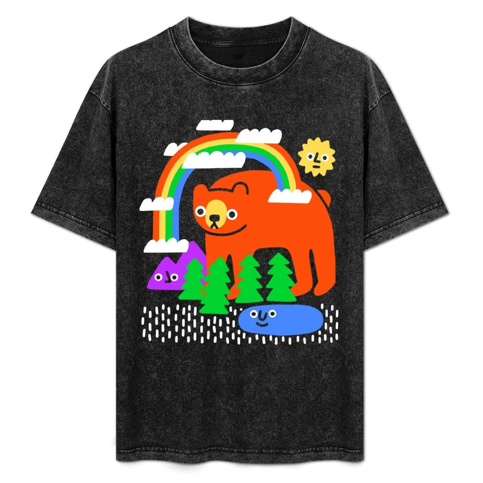 

Funky Forest T-Shirt Soft Casual Short Sleeve Cotton Tee