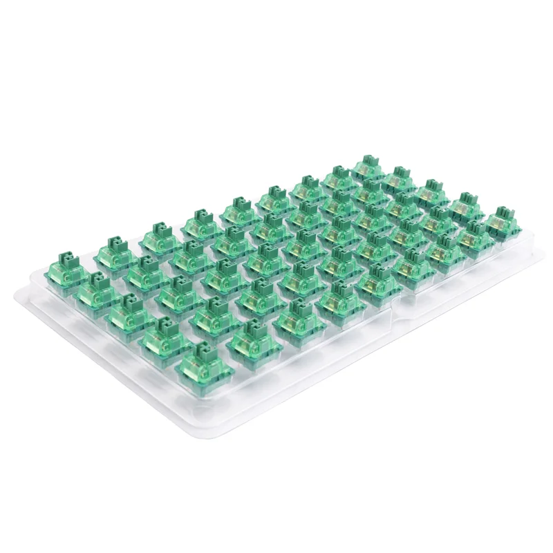 Akko V3 Pro Keyboard Switch Matcha Green Switches 3 Pin 50Gf Linear Switch For MX Mechanical Keyboard (45 Pcs)