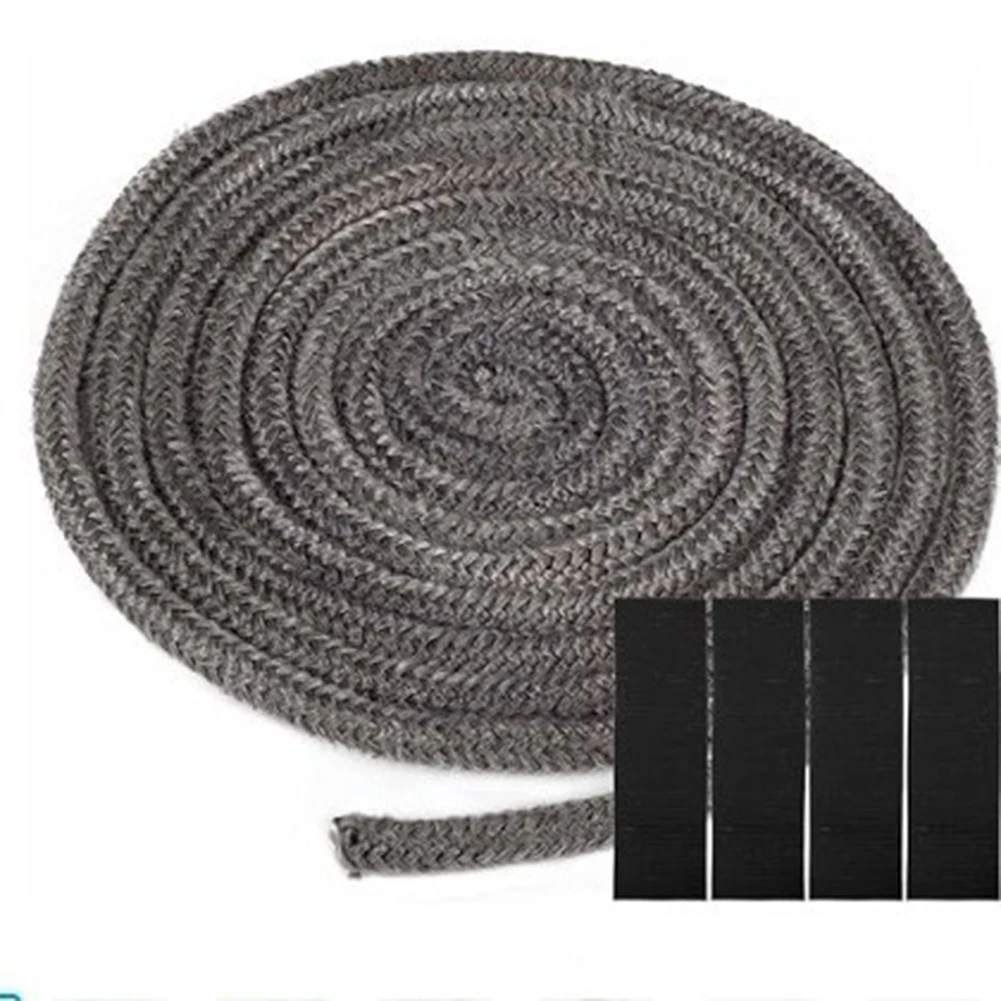

Chimney Seal Fiberglass Door Seal Suitable For Boilers Good Sealing Performance Fiberglass Sealing Rope 2m Fireplace Maintenance