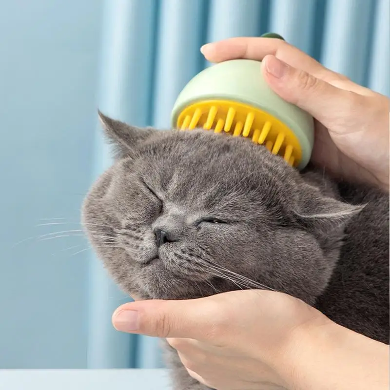 Massage Hair Brush Scalp Massager Bath Brush For Small Pets Scalp Stimulating Brush Portable Scalp Scrubber Short Hair Cat Comb