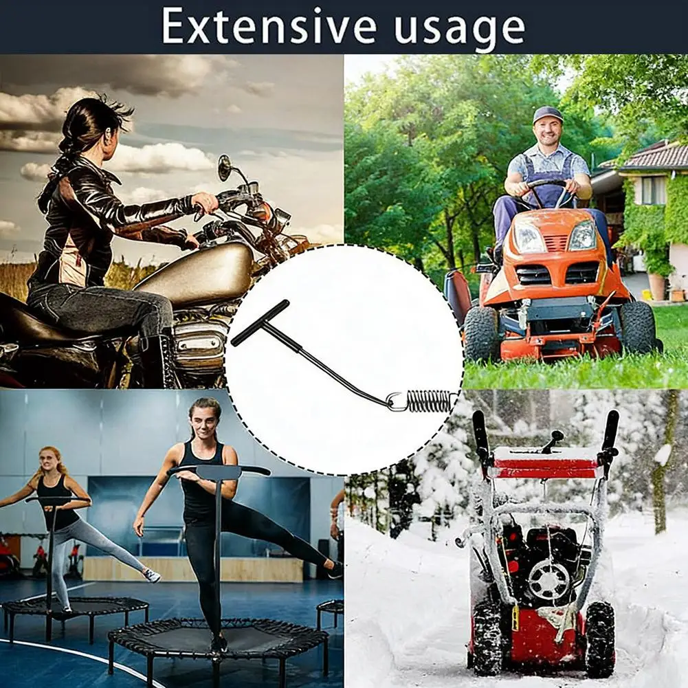 Motorcycle Exhaust Spring Hook T-Handle Heavy Duty Steel Puller Tool For Exhaust Pipe Drum Brake Side Stand Repair Wrench