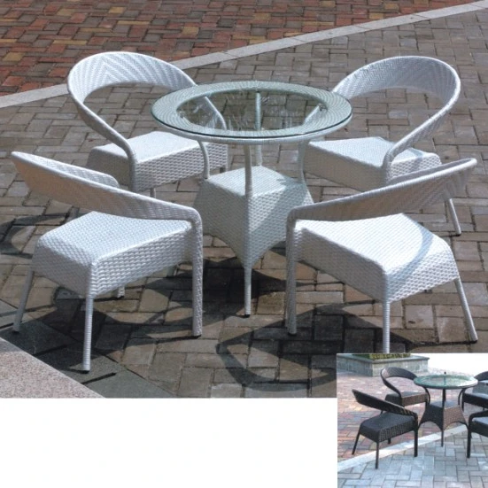 

Rattan garden chair set wicker table and chairs outdoor balcony furniture