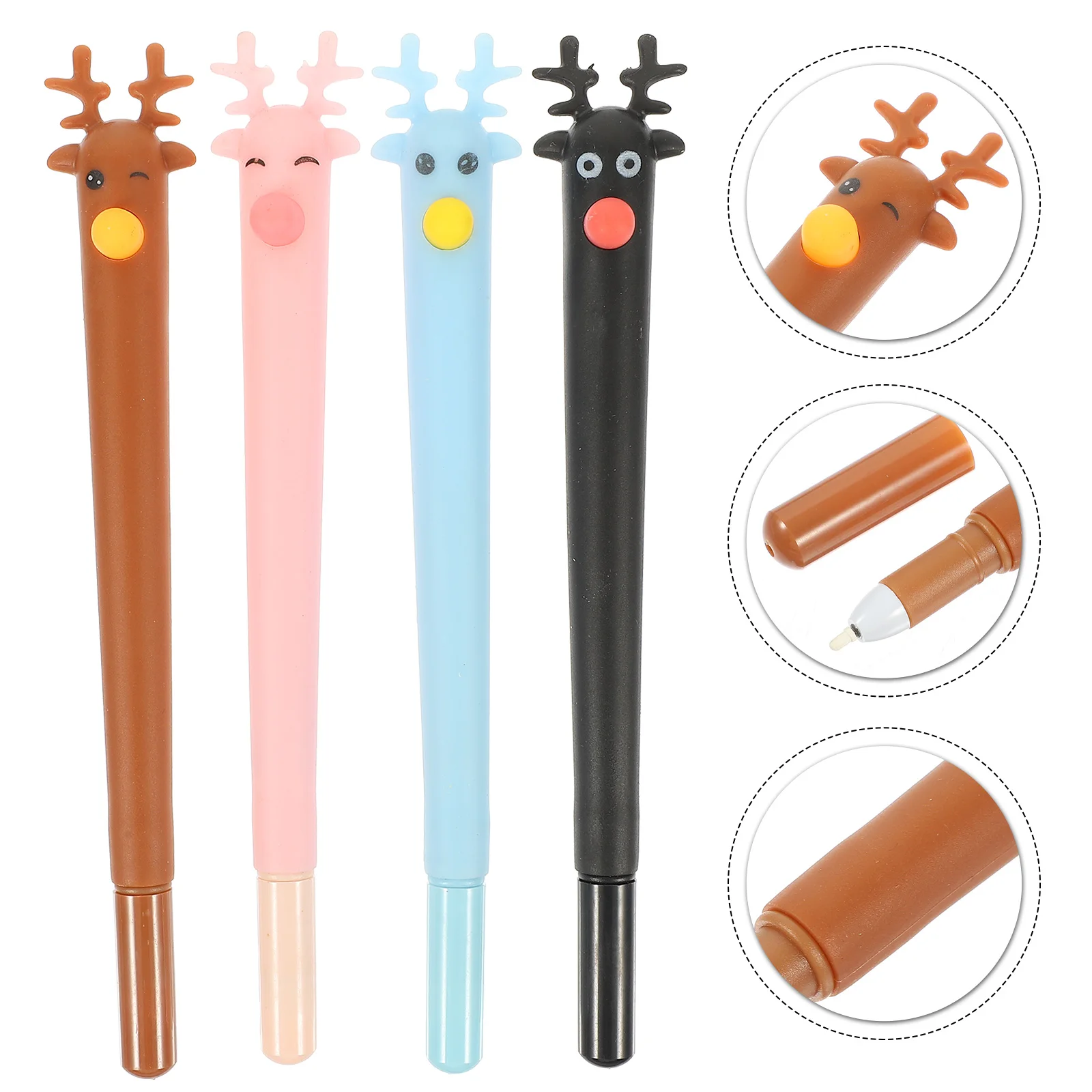 

16 Pcs Elk Water Pen Reindeer Ballpoint School Supplies Neutral Animal Pens Cute for Girls