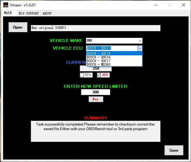 Software de desbloqueo Vmaxr Vmax, limitador de velocidad de coches para VAG, ALFA, BMW, FIAT, HYUNDAI, KIA, OPEL, SAAB, Auto Vmax, cambio de KM