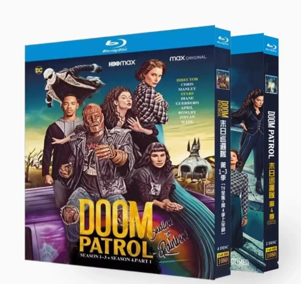 Doom Patrol Season 1-4 BD New 6-Disc Blu-ray disc