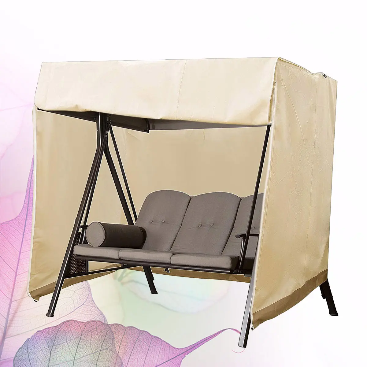 Waterproof Chair Cover Outdoor Swing Protector Garden Hanging Seat Cover Uv Resistant Rain Snow Dust Proof Light Easy Storage