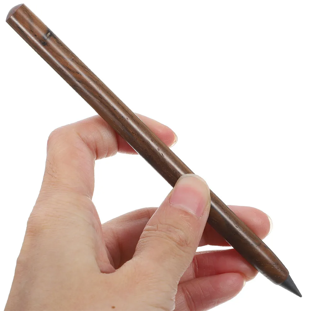6Pcs Natural Wood Pencils Never Sharpen Indestructible Break Proof Student Office Artist School Writing Supplies