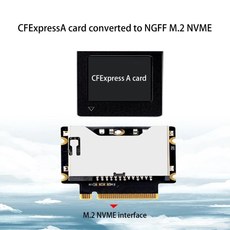 

PCIE4.0 A Card To M.2 NVME Interfaces Converters Highly Speed Data Transfer Tool Metal Body Construction 896C