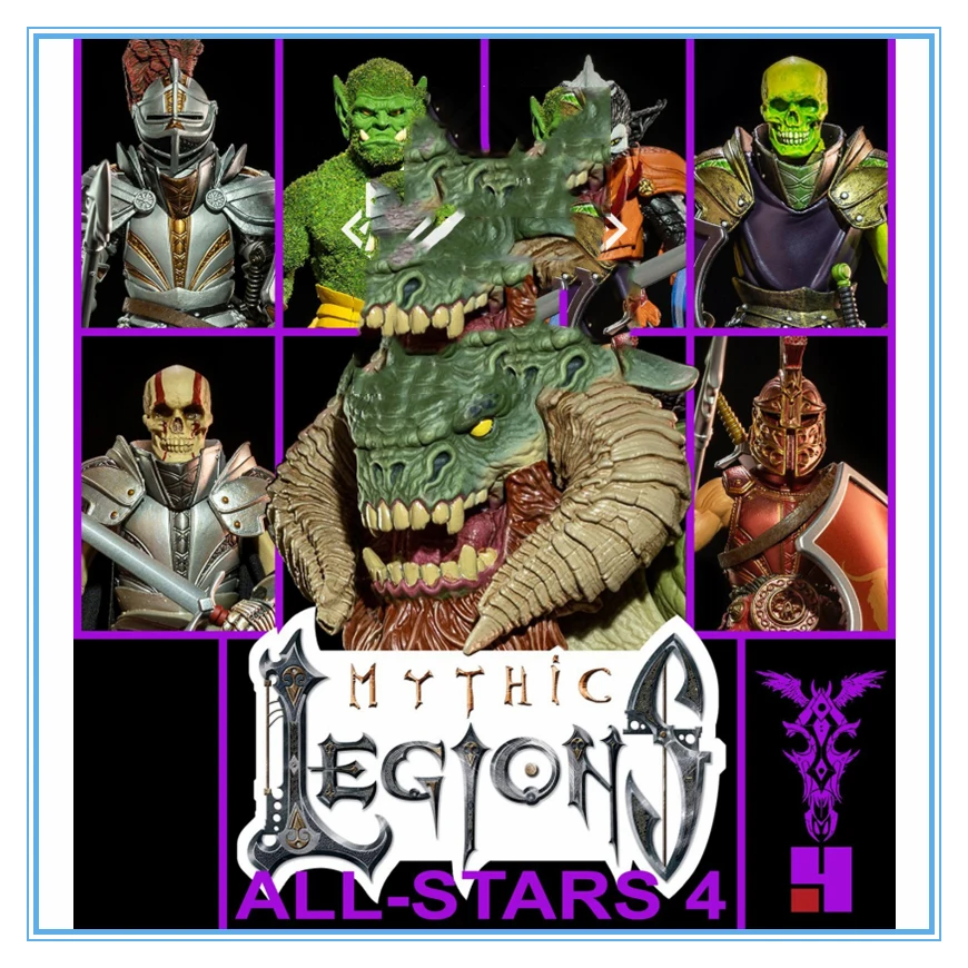 

Four Horsemen Mythic Legion 1/12 Scale All-Star 4.0 Human Knight Skeleton Orc Goblin 7 Inch Action Figure Model For Collection