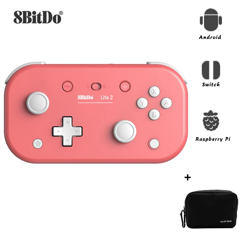 8BitDo Lite 2 Bluetooth Gamepad Game Controller Trillingen Draadloze joystick voor Nintendo Switch Apple Android Raspberry Pi