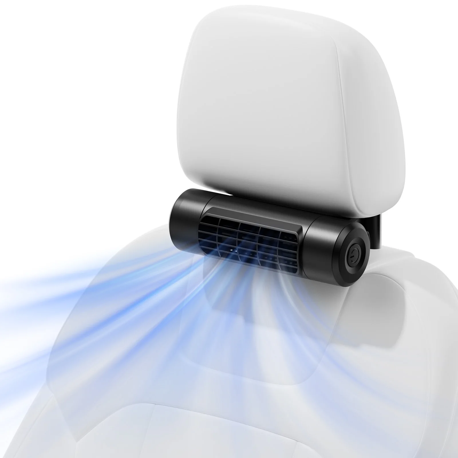 Socool Ventilador automotivo portátil sem fio 10000mAh até 27.5h 4 velocidades ventilador para encosto traseiro bebê crianças RV caminhão