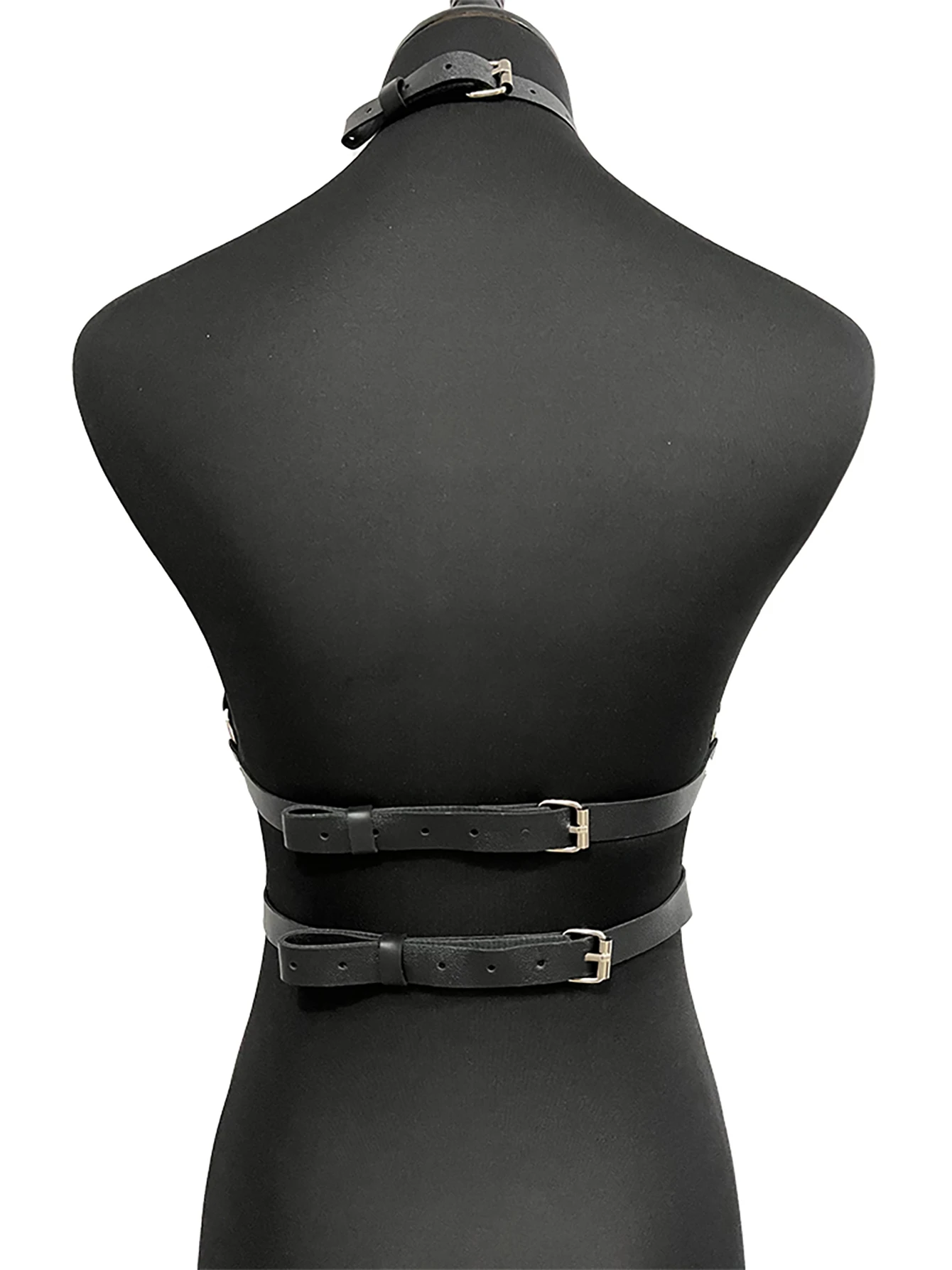 Sexy Chest Harness for Women Leather Lingerie Bondage Body Harness Belt Gothic Fetish Clothing Suspenders Rave Sex Toys