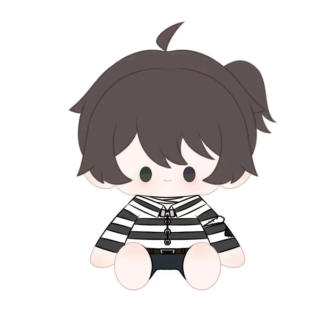 Identität v Freder ick Kreiburg Anime sitzen Haltung Plüsch niedlich ausgestopft Kissen 40cm Plüschtiere Kostüm Anzug Geburtstags geschenke Jungen