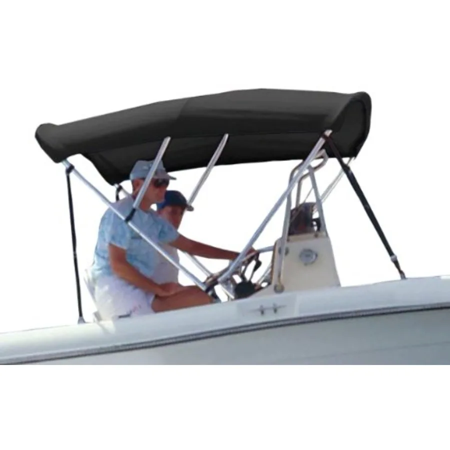 

Survivor Marine Products Bimini Top Fabric Only,Black, 4-Feet Length x 36-Inch Height x 60-66-Inch Width