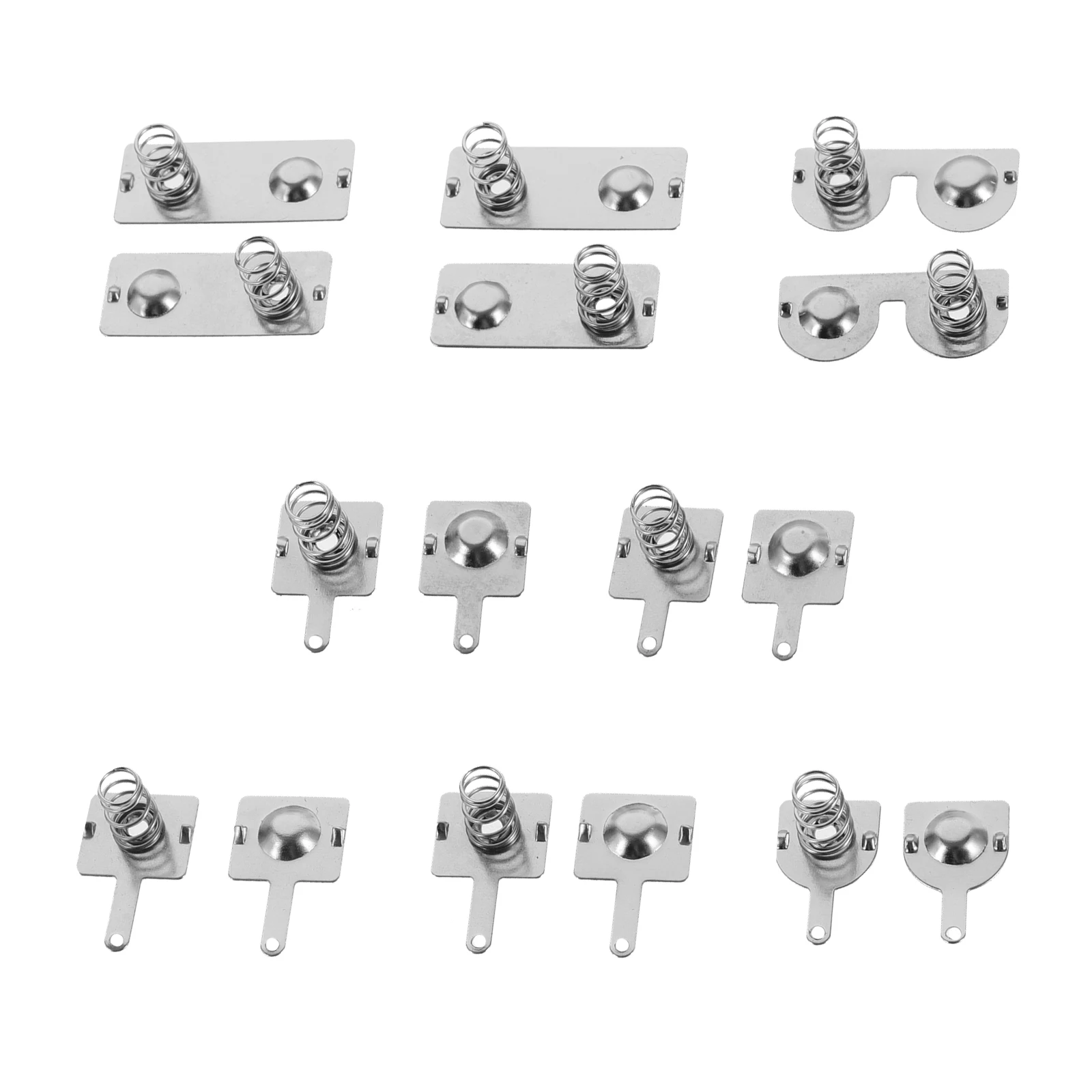 

1 set Spring 5# 7# Contact Holder Part Plate Silver Remote Control Durable Springs Metal Contacts Replacement