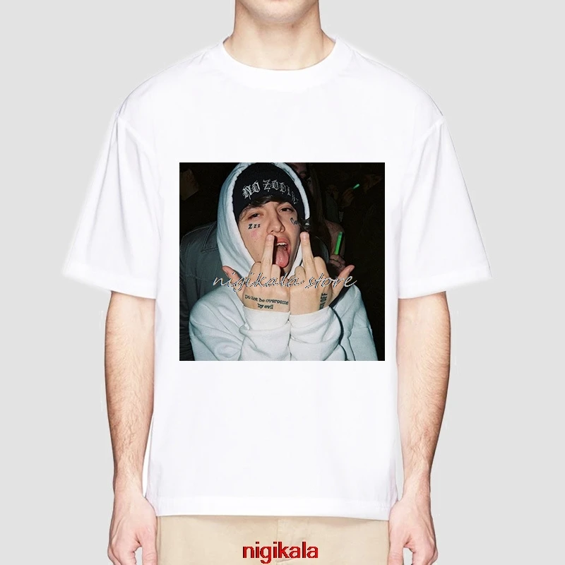 Camiseta Lil Xan, camiseta de Hip Hop de verano, camiseta juvenil de rapero Rock Lil Xan Xanarchy, ropa de calle, camiseta fresca para hombres, camiseta superior para hombre
