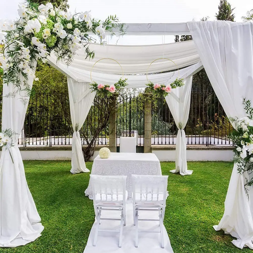 

2Pcs Dreamcatcher Making Frame Metal Wreath Rings for Handmade Wind Chimes Spiritual Garland Plant Hook Craft Projects