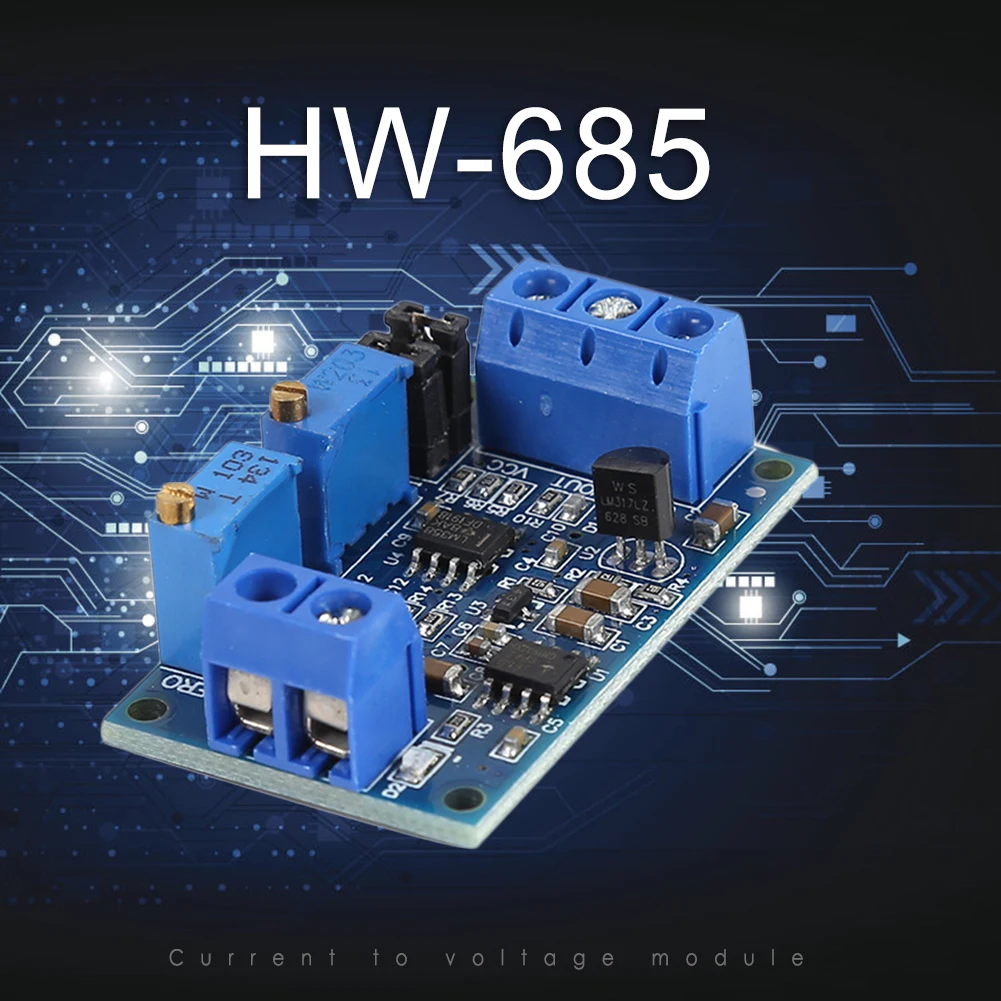 Current Voltage Converter HW-685 Voltage Transmitter Signal Converter Module Professional Circuit Board