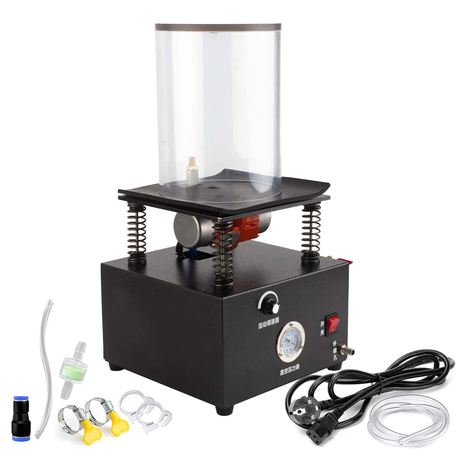 

Industrial Jewelry Vacuum Casting Machine with Vibration and Gypsum Suction for Gold Silver Mold Making Equipment