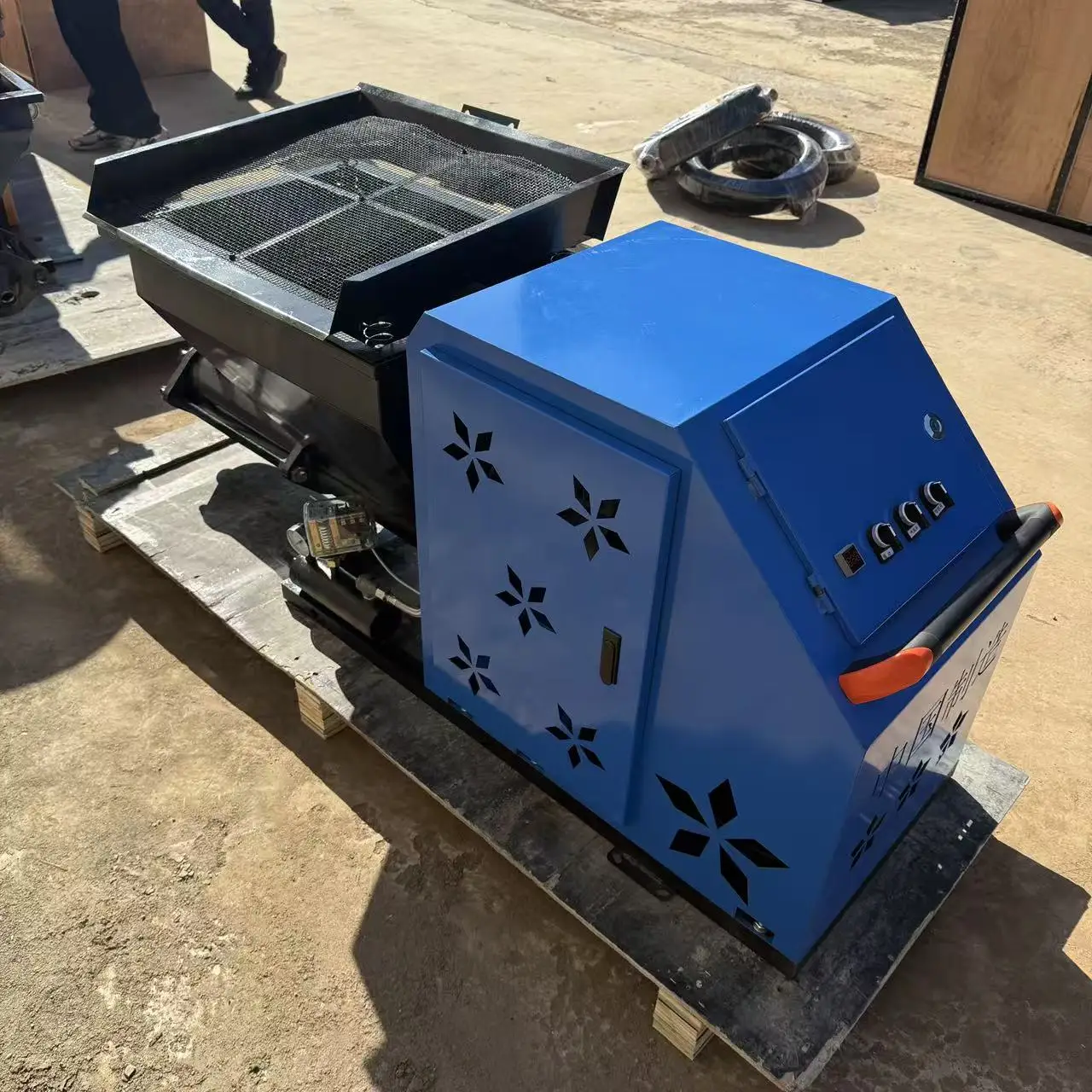 Customized Hot Sale 911 Mortar Spray Machine 11kw Motor 3kw Air Pump Motor Maximum Delivery Distance 40m