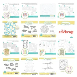2023 New Product Series Dies Stamps Stencil Diy Molds Scrapbooking Paper Making Cuts Crafts Template Handmade Card Photo Card