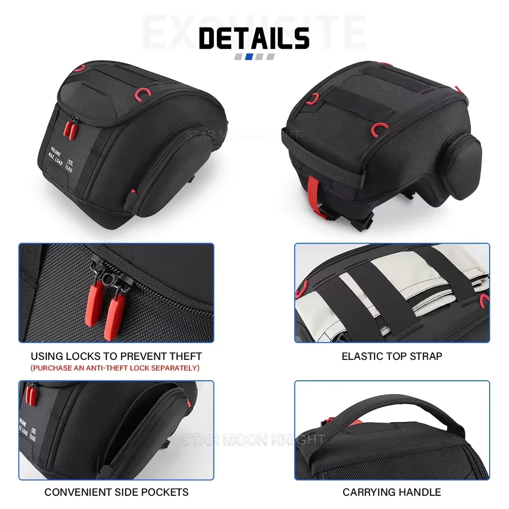 For BMW R1300GS ADV R 1300 GSA GSA1300 Tank Top Bag 12L Luggage Storage Waterproof Bag R1300 GS Adventure 2024 2025 Accessories