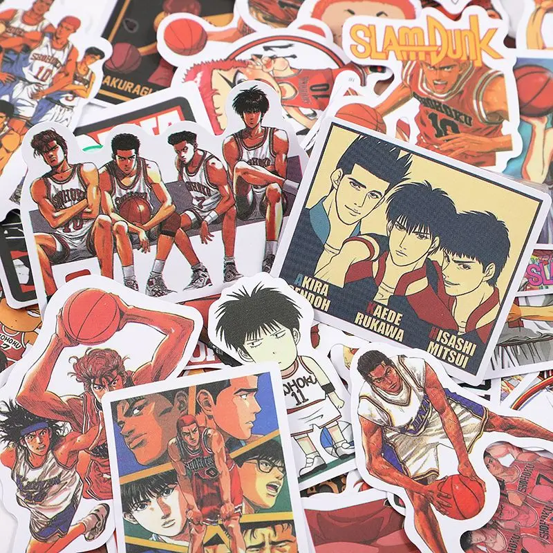 50枚入り 漫画キャラクター THE FIRST SLAM DUNK クリエイティブ グラフィティ デコレーション ステッカー