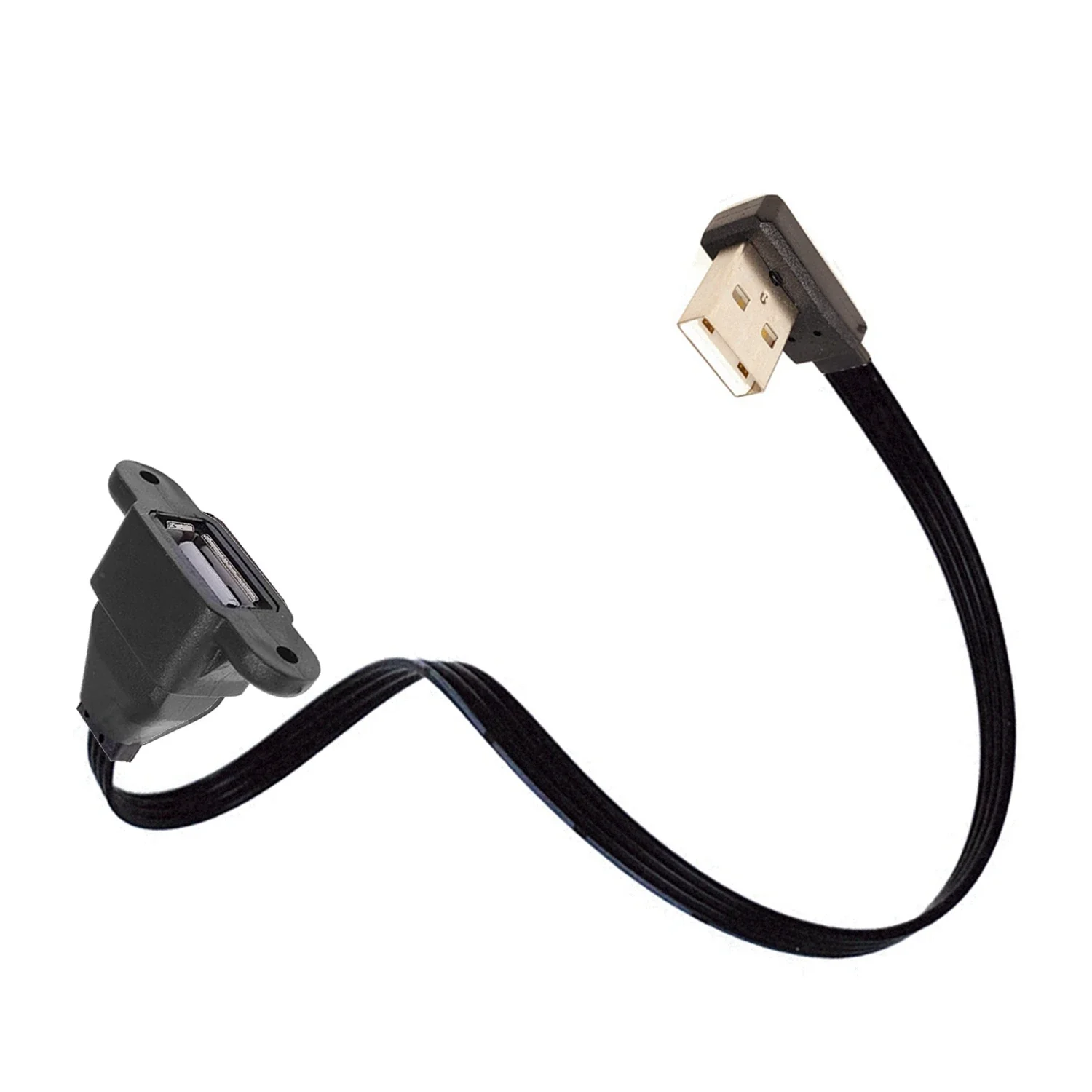5CM 10CM 20CM 50CM 100CM USB extension cable elbow 90 degree right angle L-shaped elbow data cable USB2.0 elbow data male bus