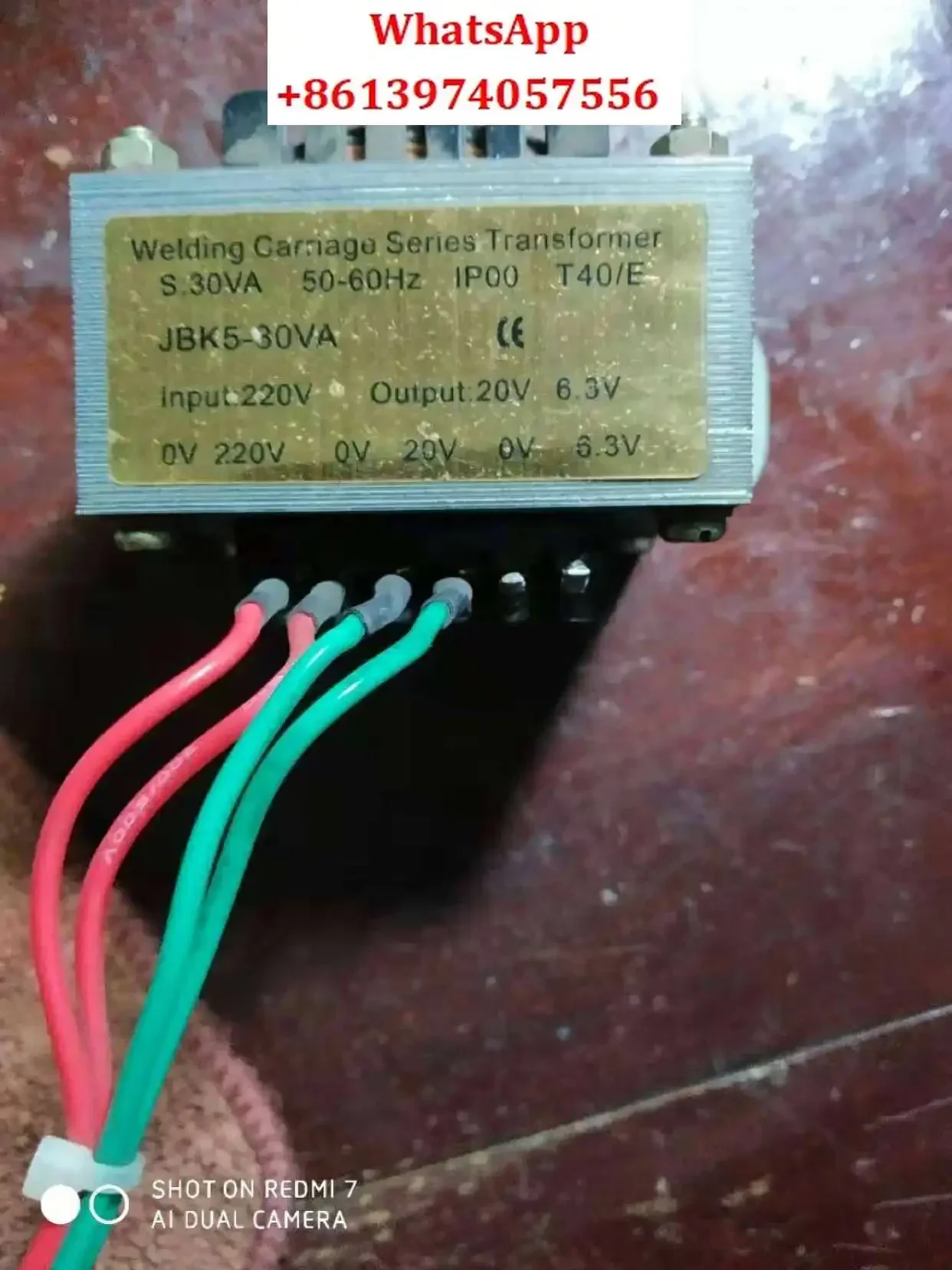 work at JBK5-30VA Welding Machine Special Control Transformer 110V 220V to 20V, 6.3V