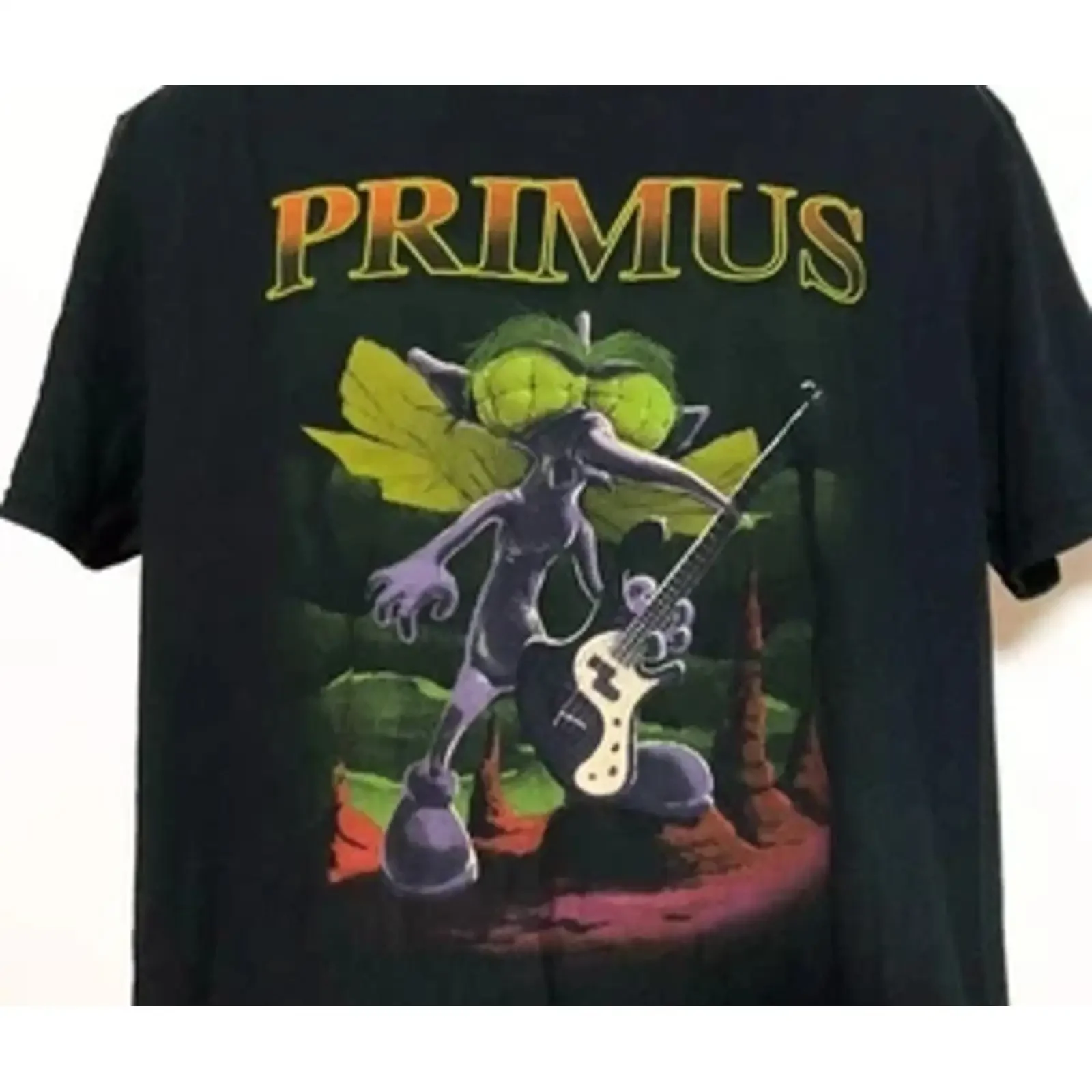 Primus Band Album black cotton T shirt size S 5XL vintage Washed graphic Slightly Stylish Stretched fashion