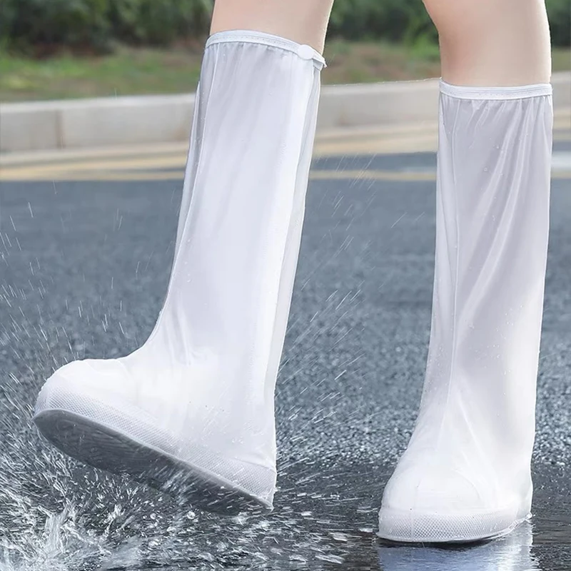 Waterproof Non-slip Shoe Covers For Men And Women When It Rains Thickened Wear-resistant Outdoor Shoe Covers For Rainy Travel