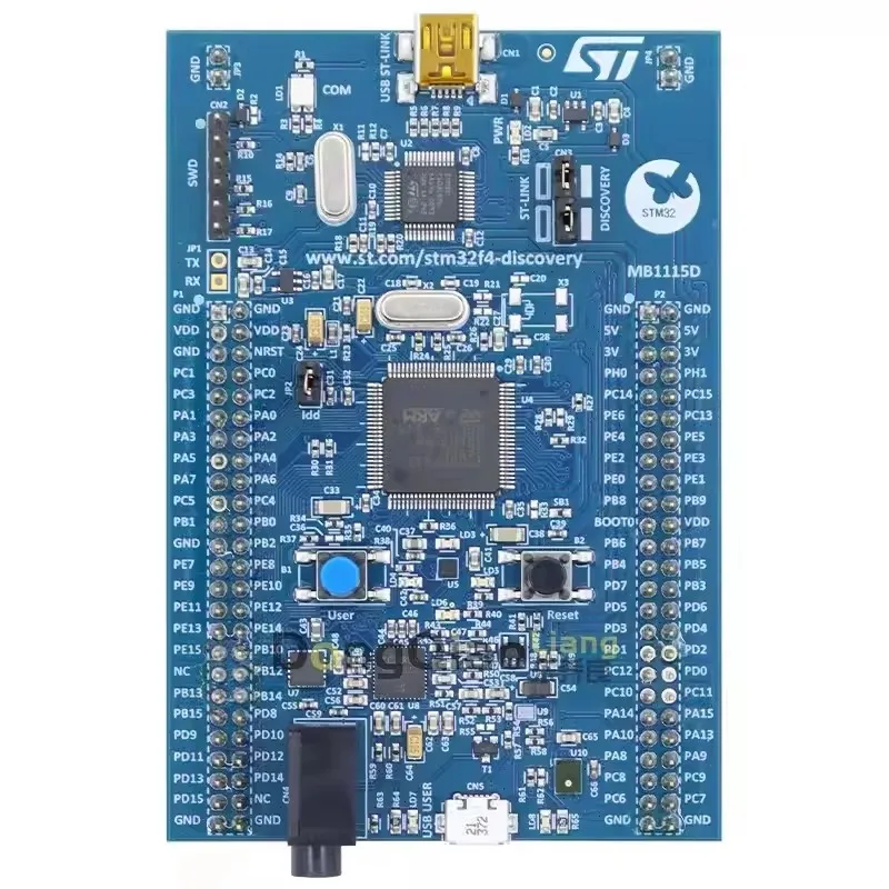 The off-the-shelf STM32F411E-DISCO 32F411EDISCOVERY Suite uses the STM32F411VET6 MCU