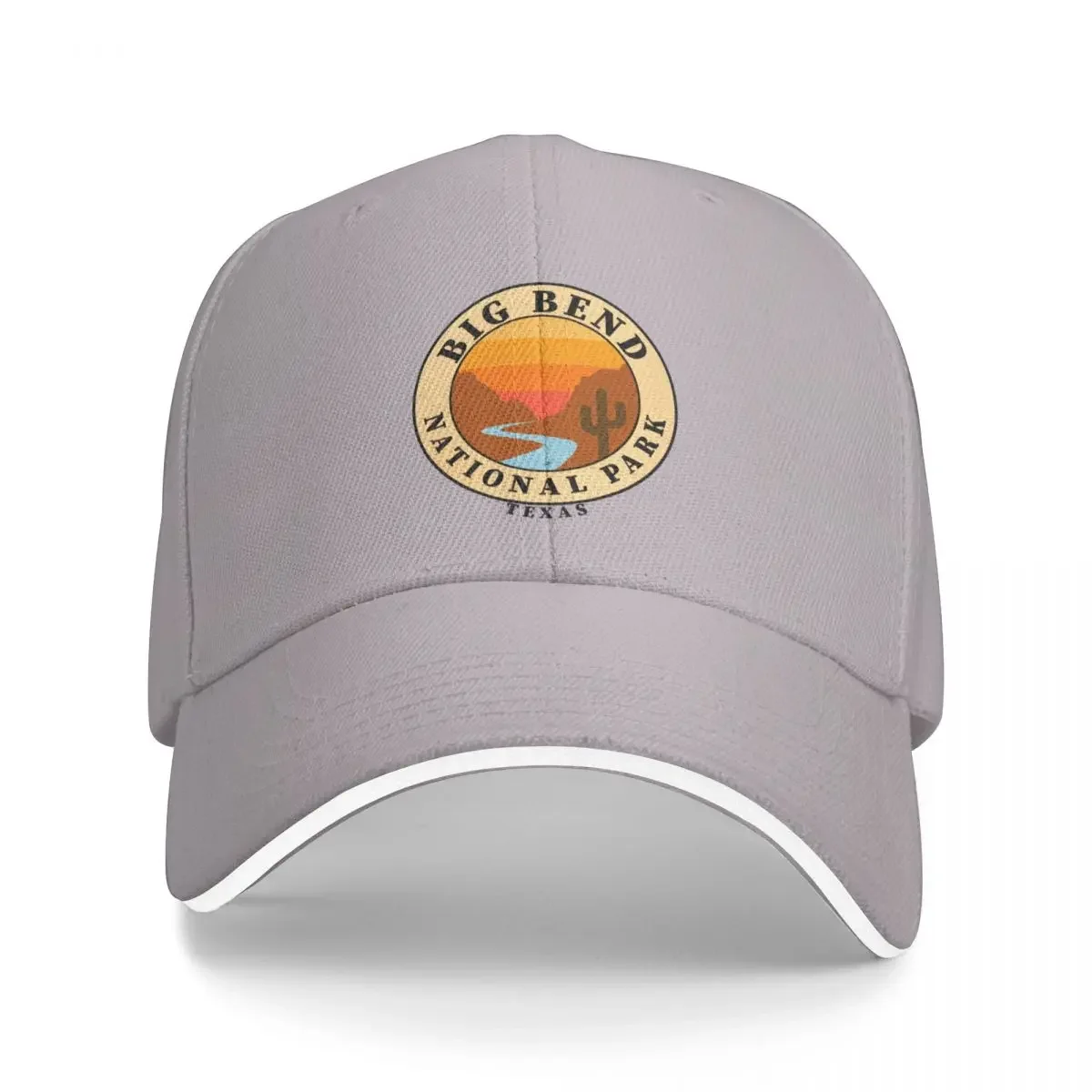 Big Bend National Park Texas Vintage Retro Travel Camping, Hiking, Climbing Adventure Mountain Cap Baseball Cap