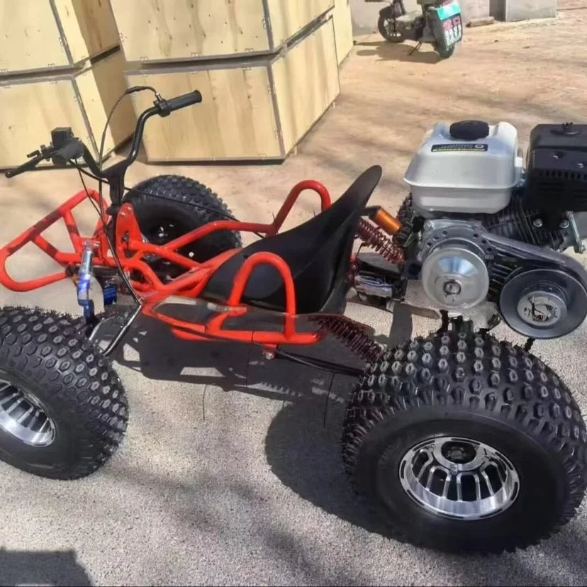 4 Stroke Gas Cross Buggy Pedal Go Kart, Balanced Power Component 34-45MPH For Mountain Sand Outdoor Racing - view 5