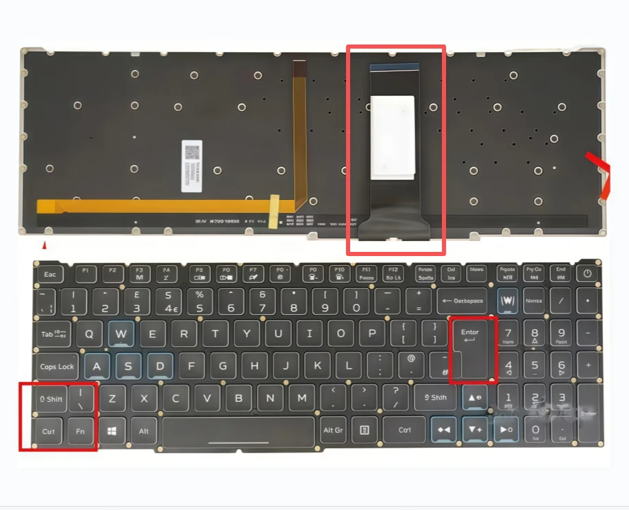 UK RGB Backlit  Keyboard For Acer Predator Helios 300 PH315-53 PH315-54 LG05P_P10B3L NKI15131GR PK133BK1C12
