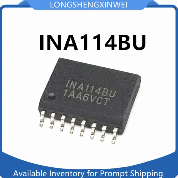 1PCS New Original INA114BU SOP16 Instrument Amplifier Chip in Stock